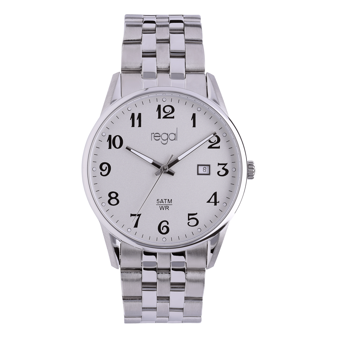 Moretime stalen herenhorloge zilver