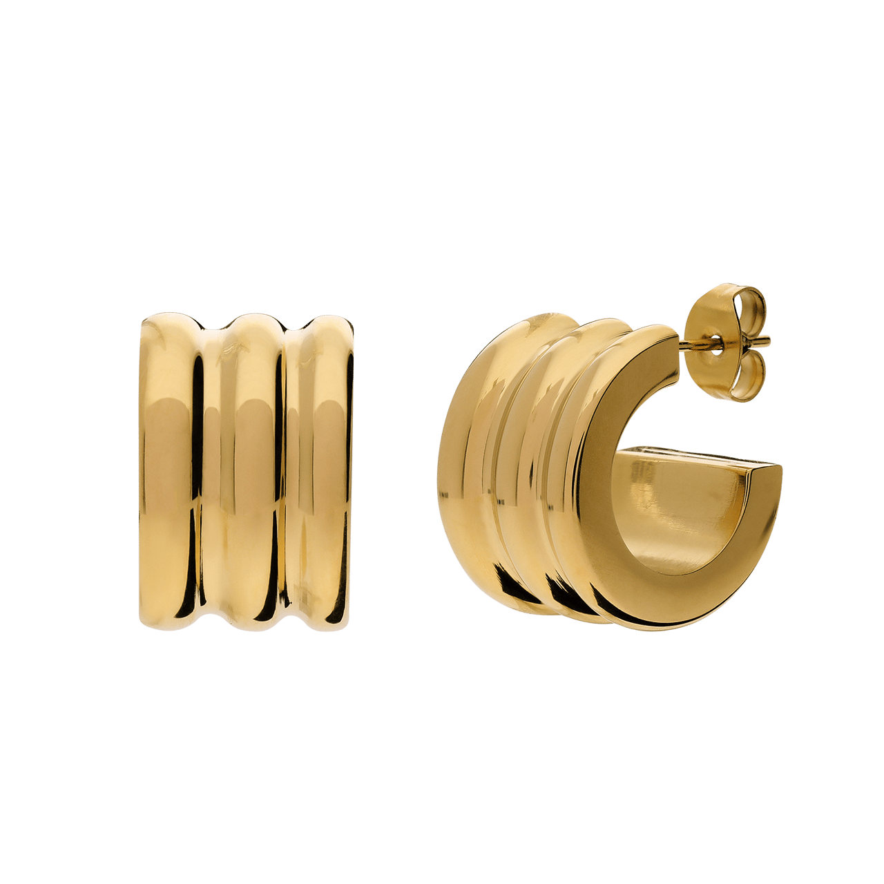 Stainless steel oorringen voor dames