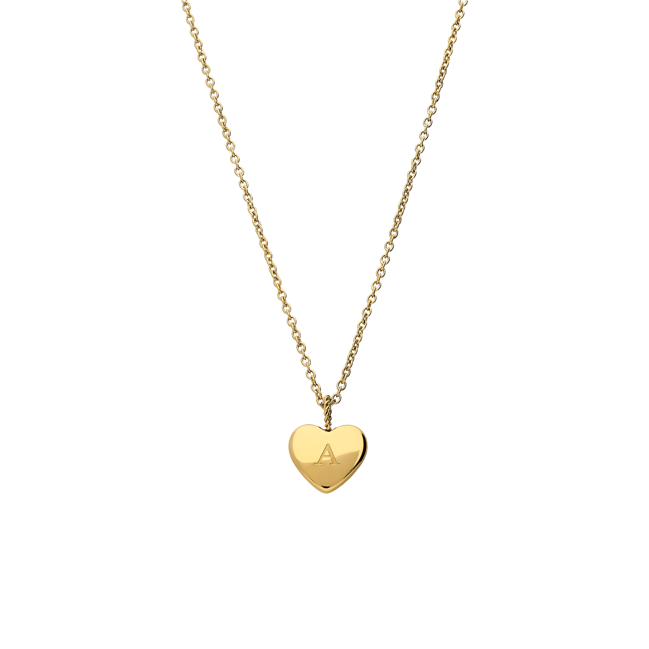 Stainless steel ketting met hanger hart voor dames