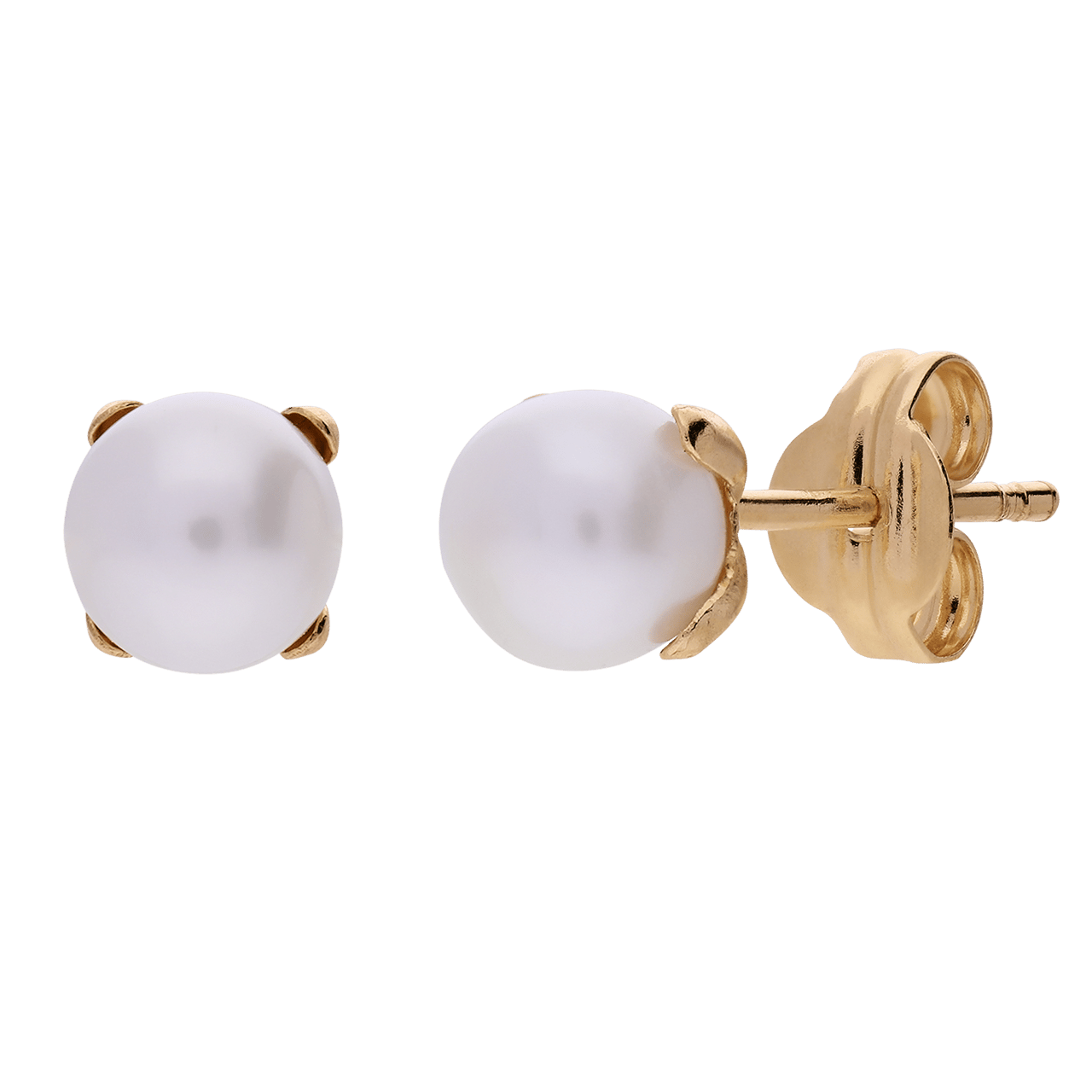14-karätige goldene Ohrstecker für Damen
