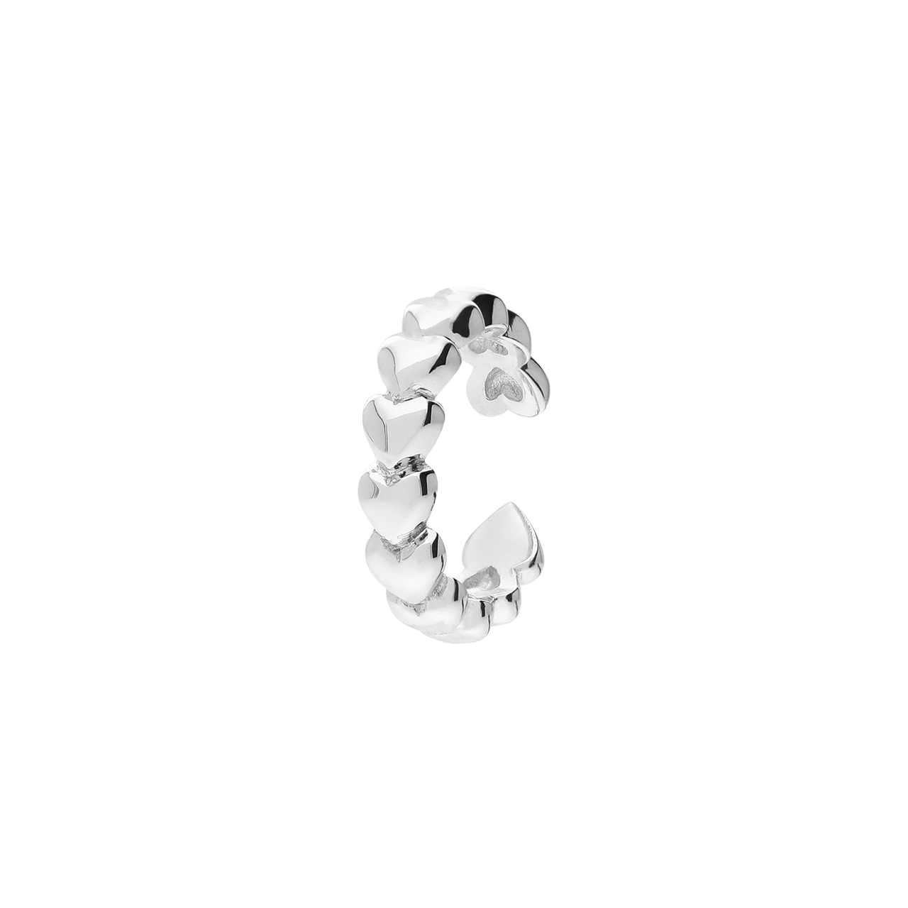 Zilveren earcuff