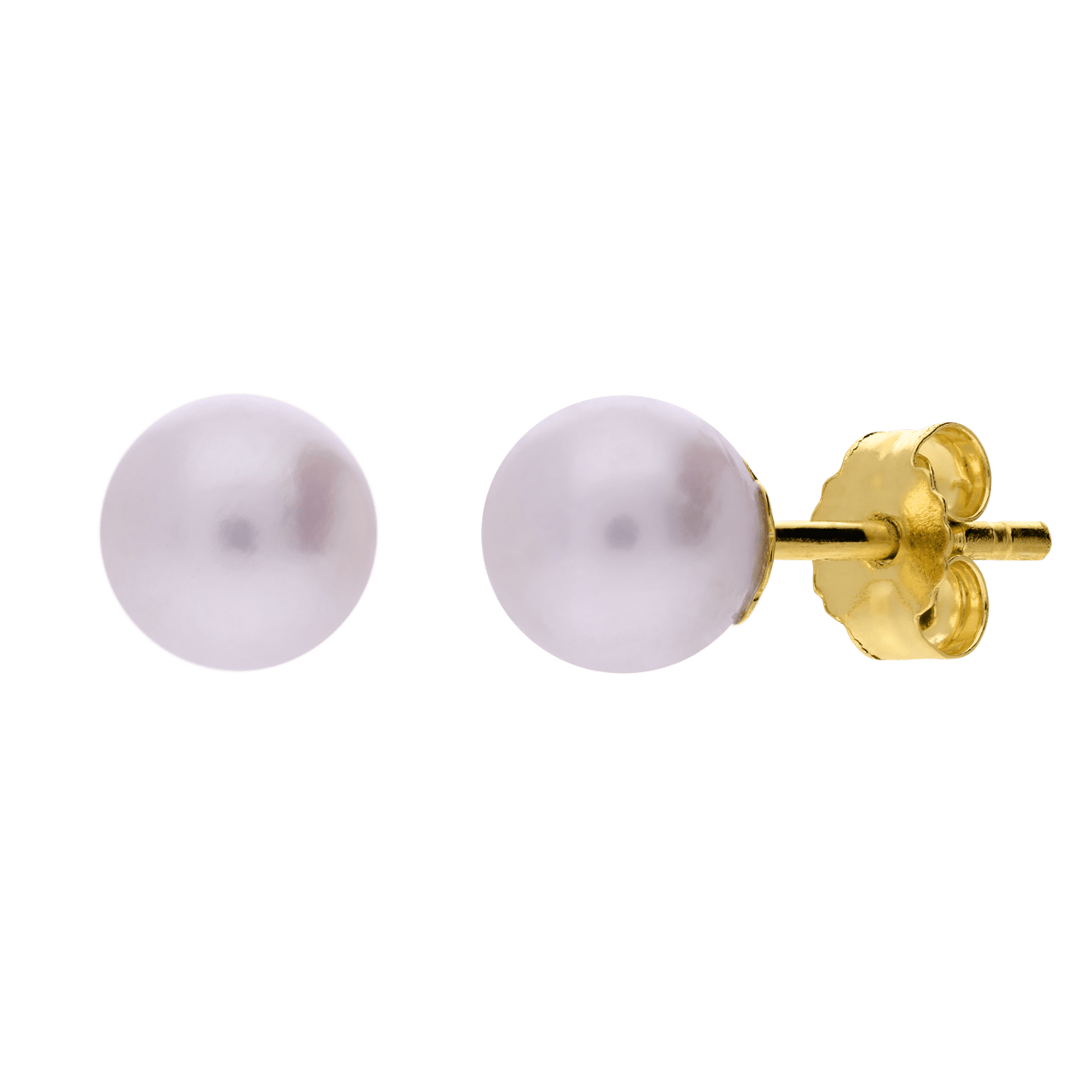 9 karaat oorknoppen 6mm