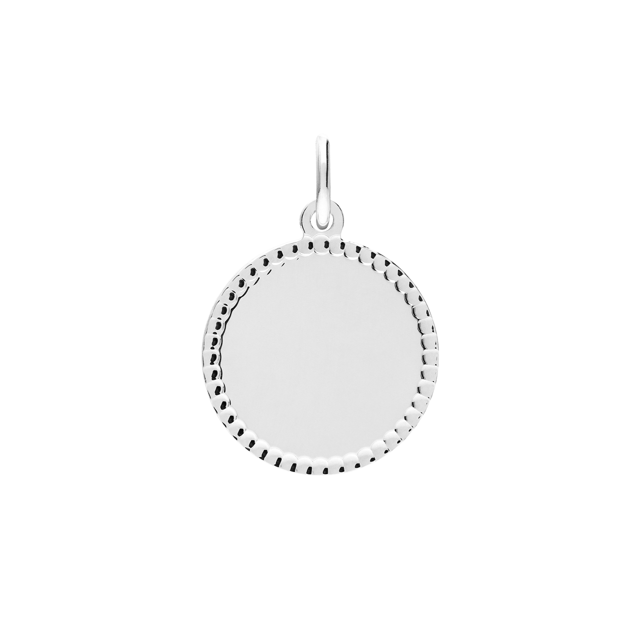 Zilveren hanger graveerplaatje voor dames