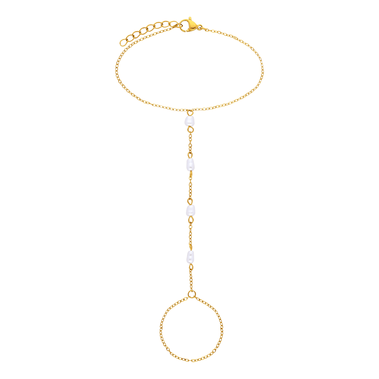Stainless steel handchain voor dames