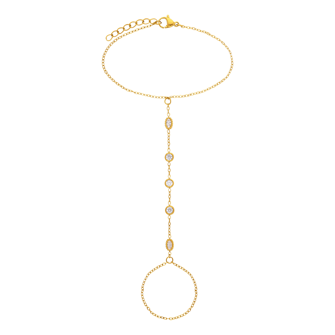 Stainless steel handchain voor dames