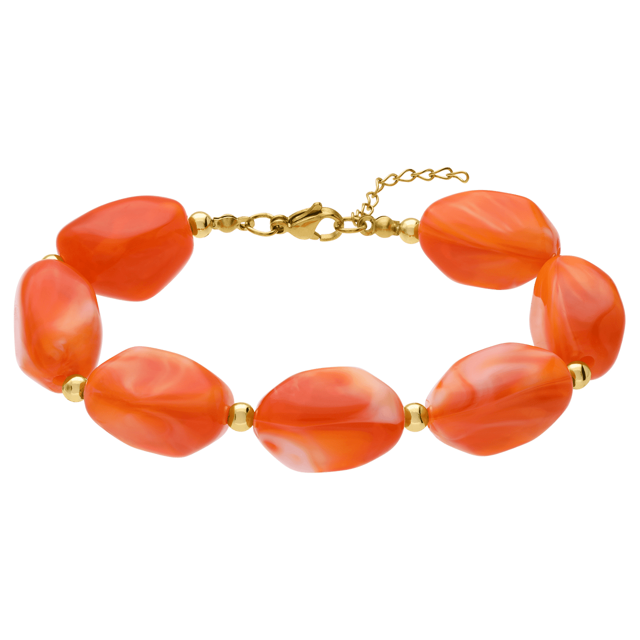 Edelstahl-Perlenarmband für Damen