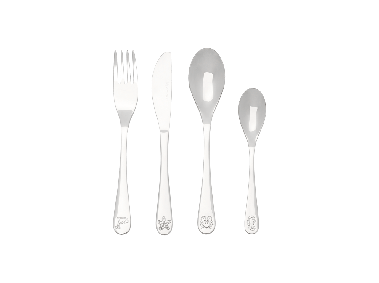 Kinderbesteck-Set Meerestiere