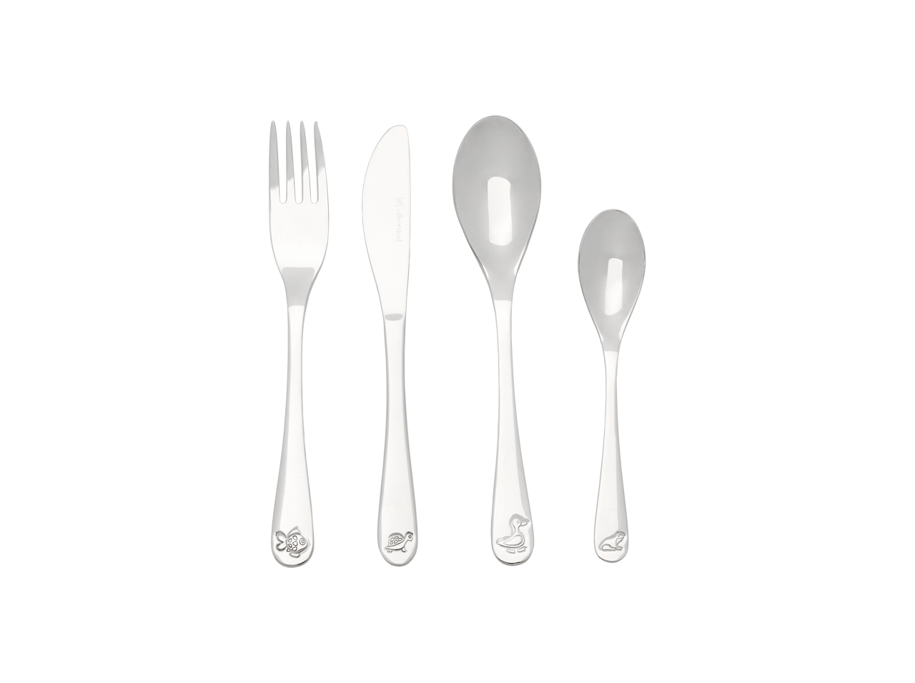 Kinderbesteck-Set Teichtiere