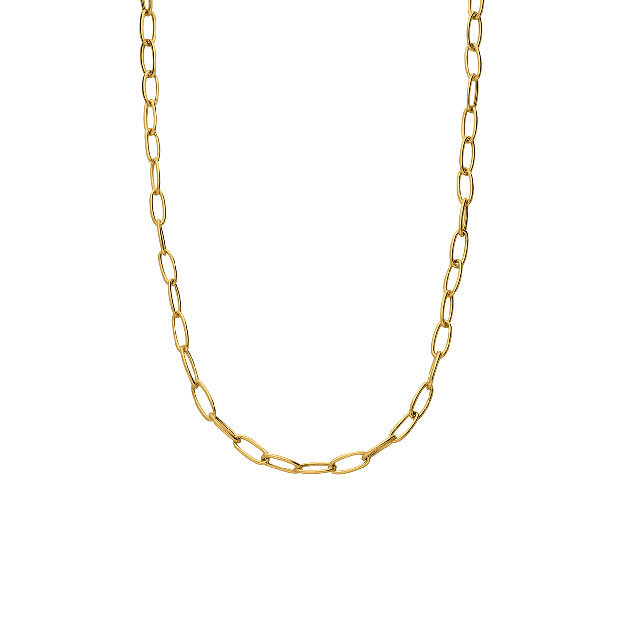 14 karaat geelgouden closed forever ketting