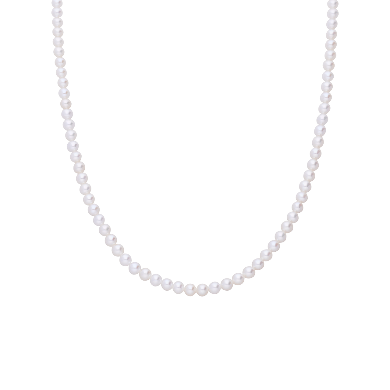14 karaat zoetwaterparelketting 3mm