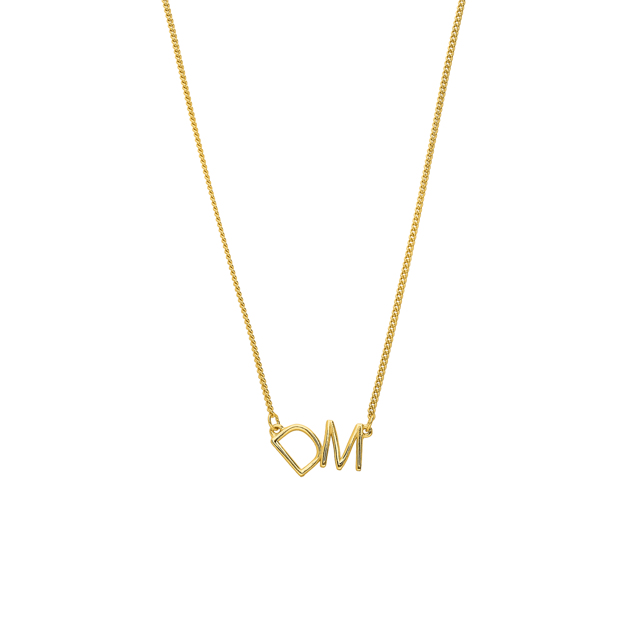Stainless steel dames naamketting met letters