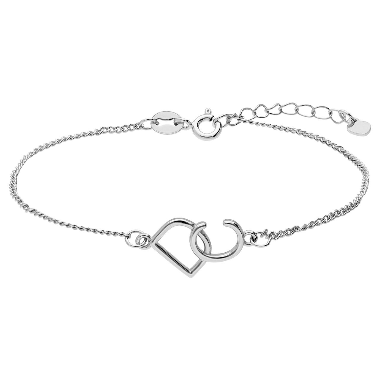 Stainless steel naamarmband letters voor dames