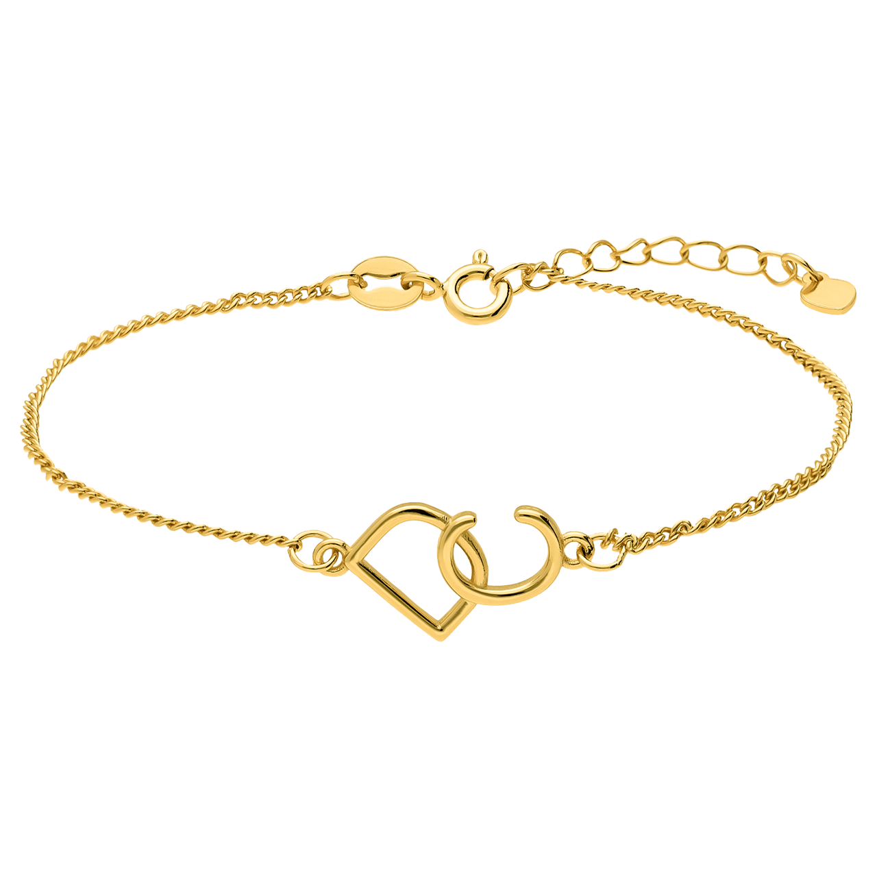 Stainless steel damesarmband letters voor dames