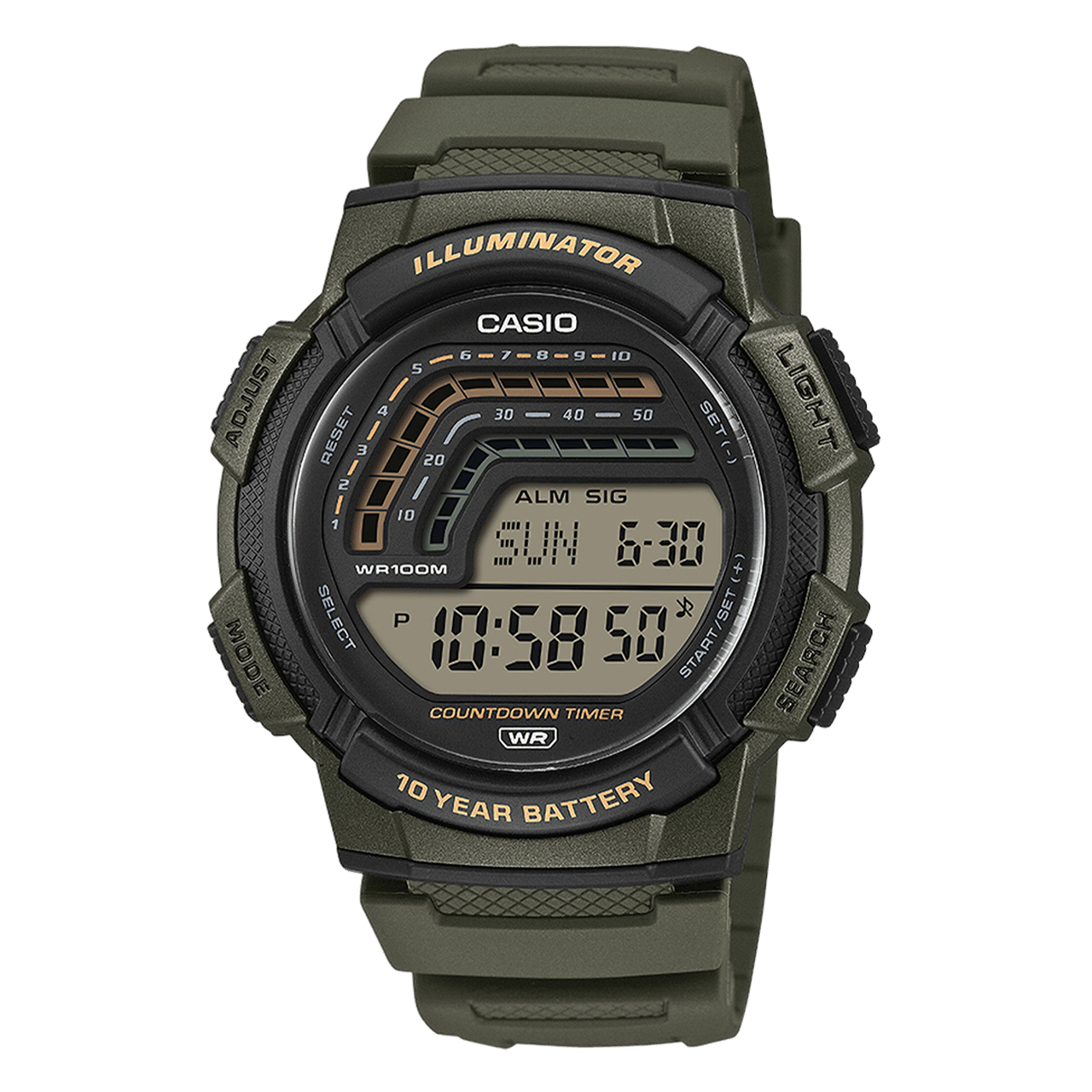 Casio digitaal horloge WS-1800-3AVEF