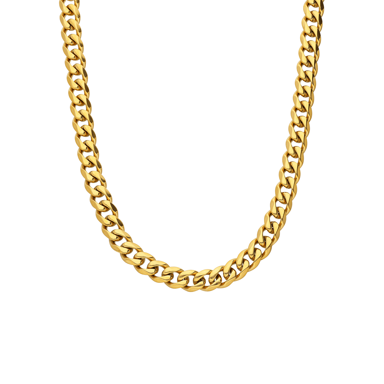 Stainless steel goldplated kinder schakelketting