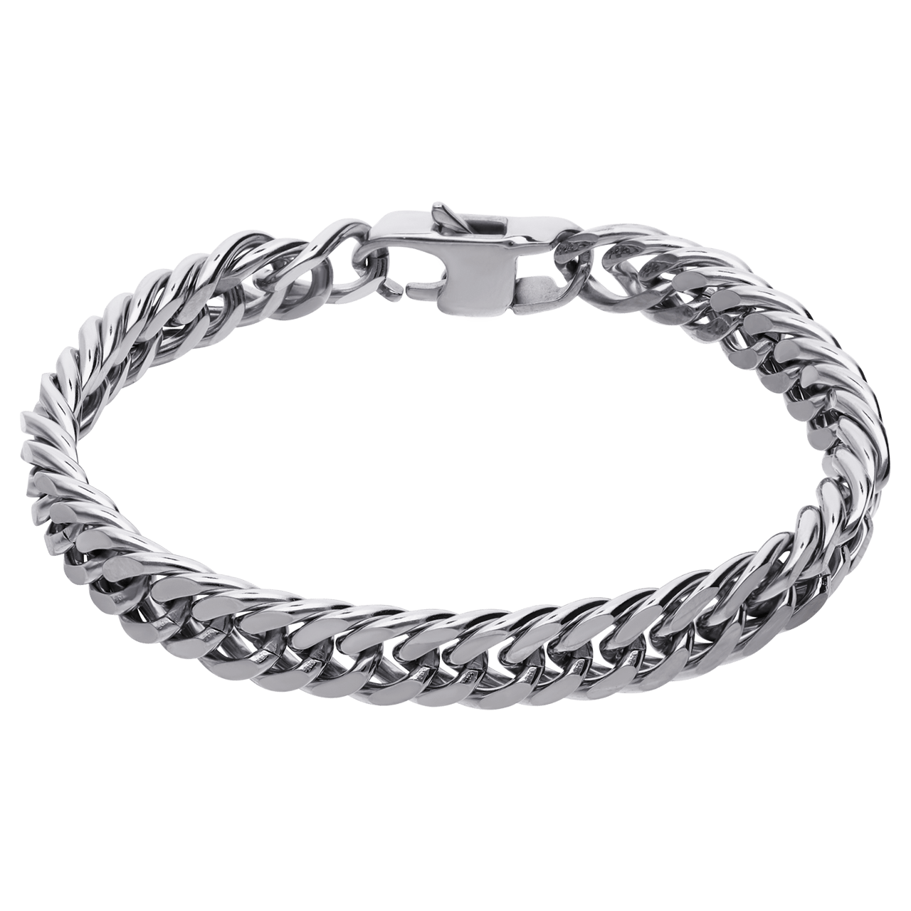 Stalen gourmet armband