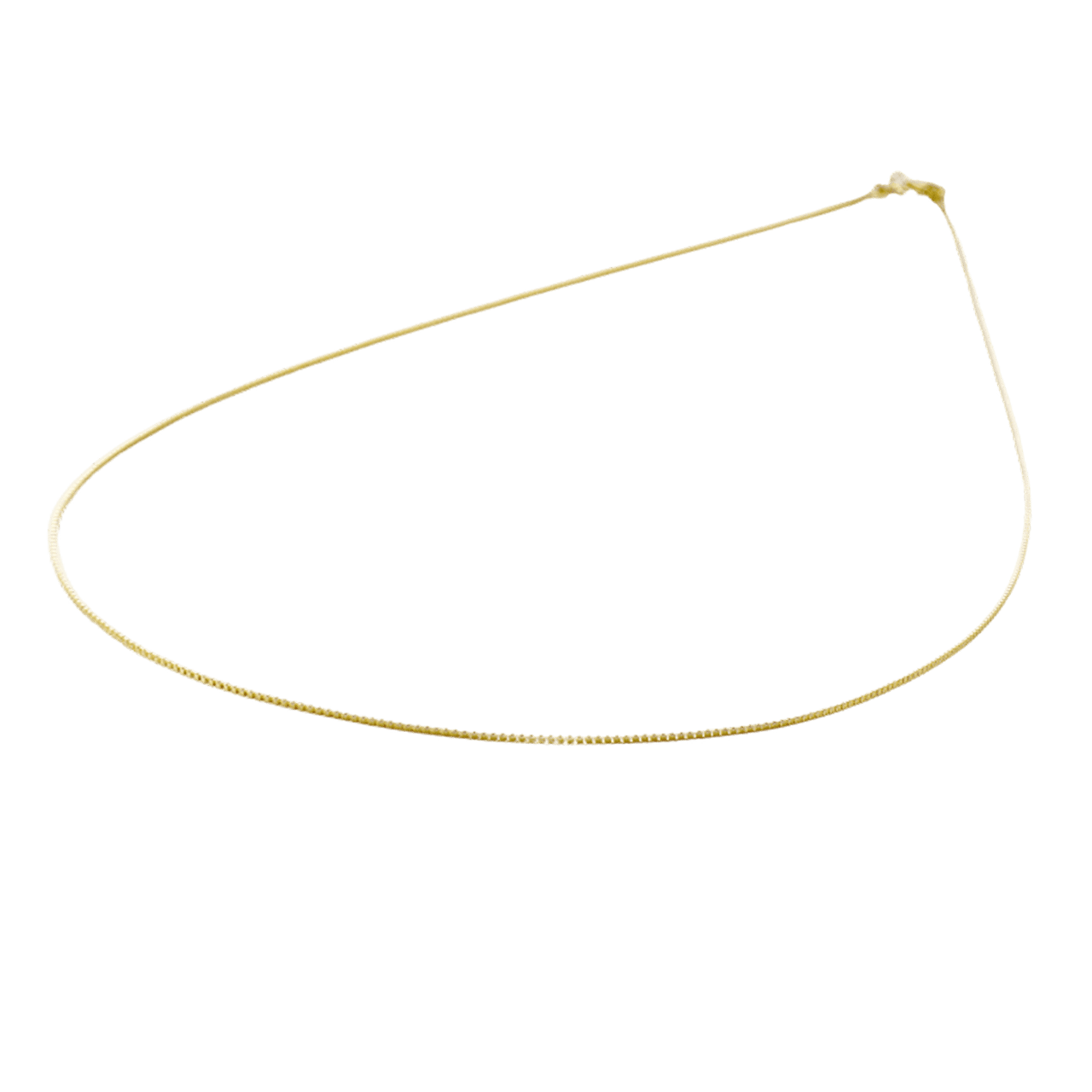 14K geelgouden ketting 45cm venetiaanschakel 0,7mm