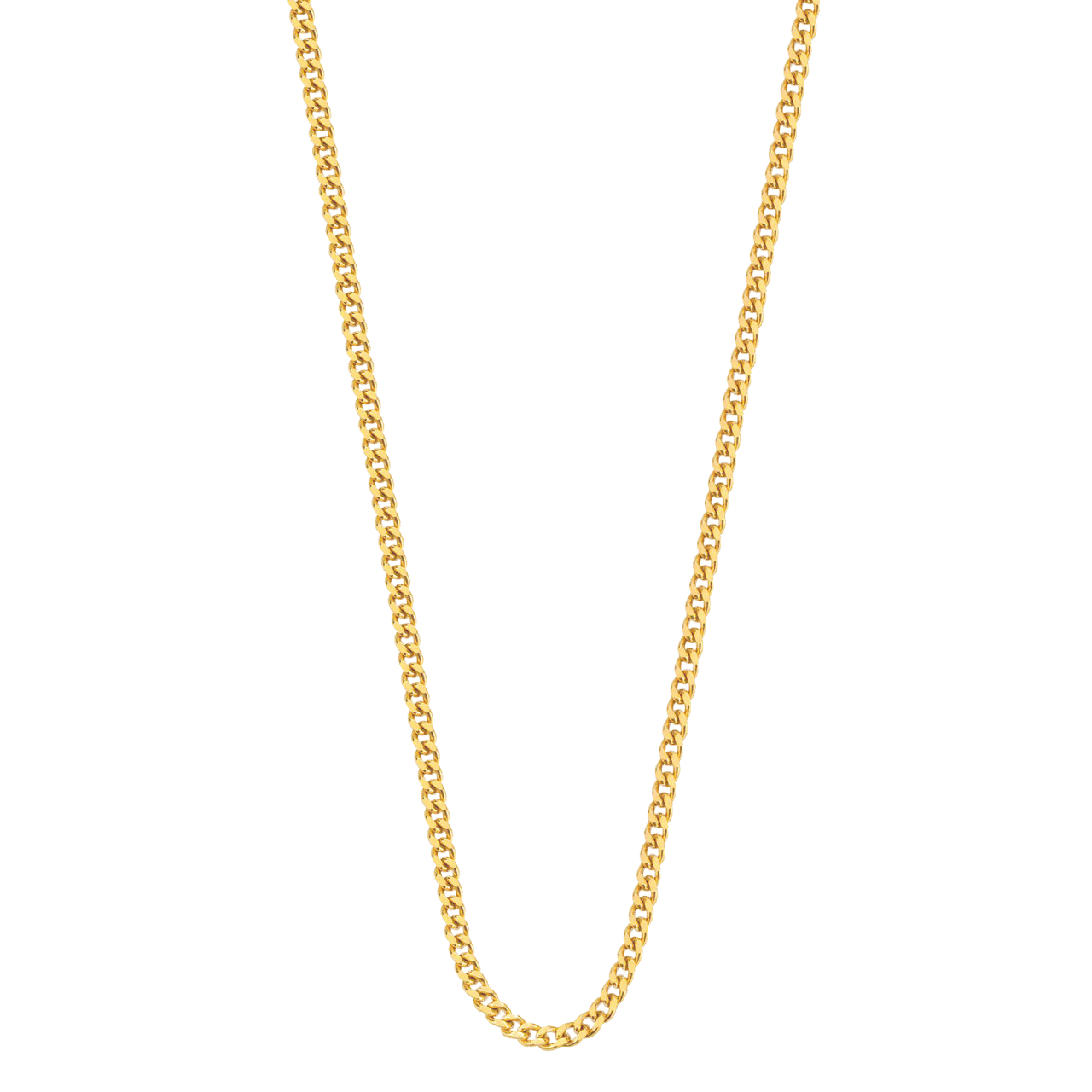Halskette, 585 Gelbgold, 42 cm, Gourmetglieder 1,1 mm