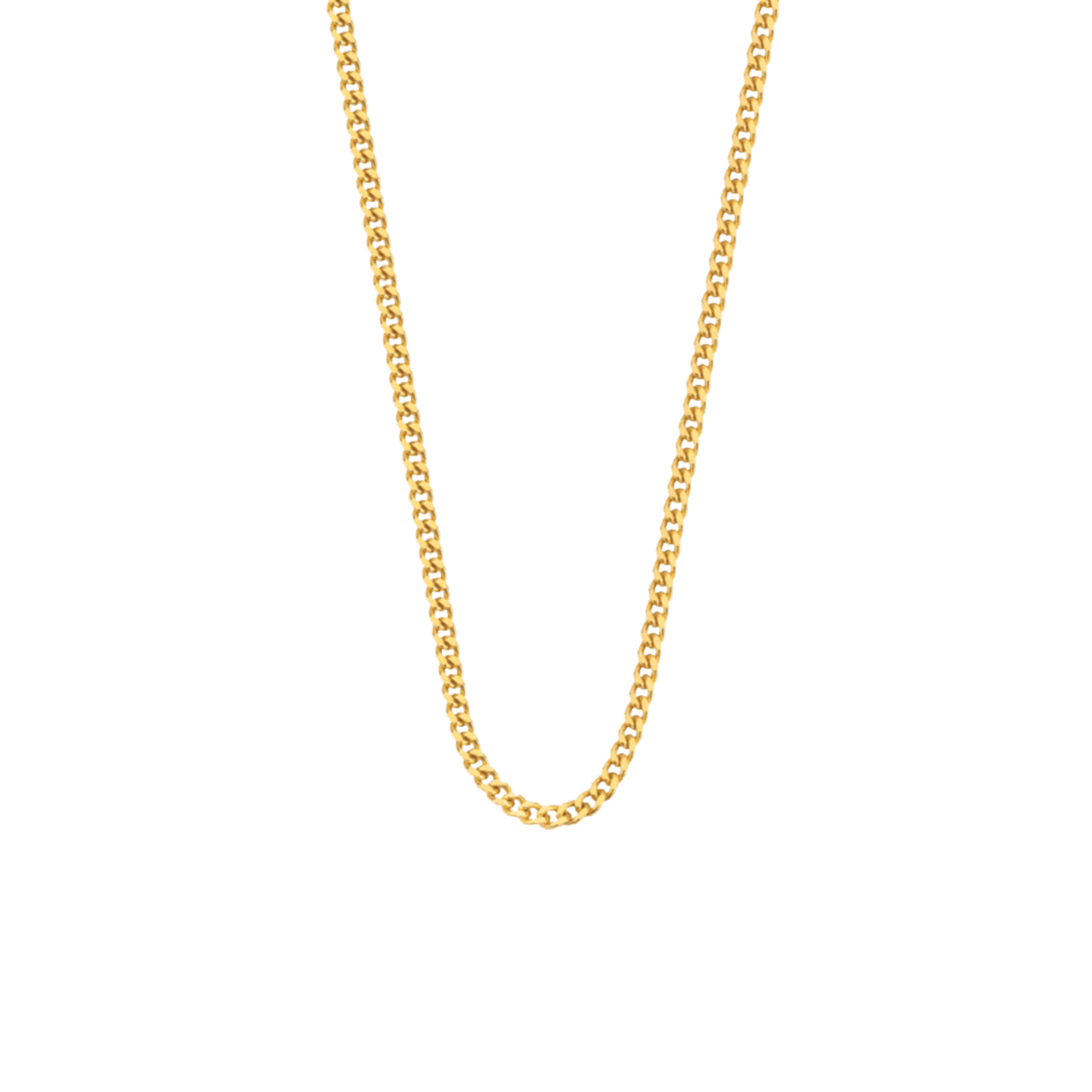 14K geelgouden ketting 45cm gourmetschakel 1,2mm