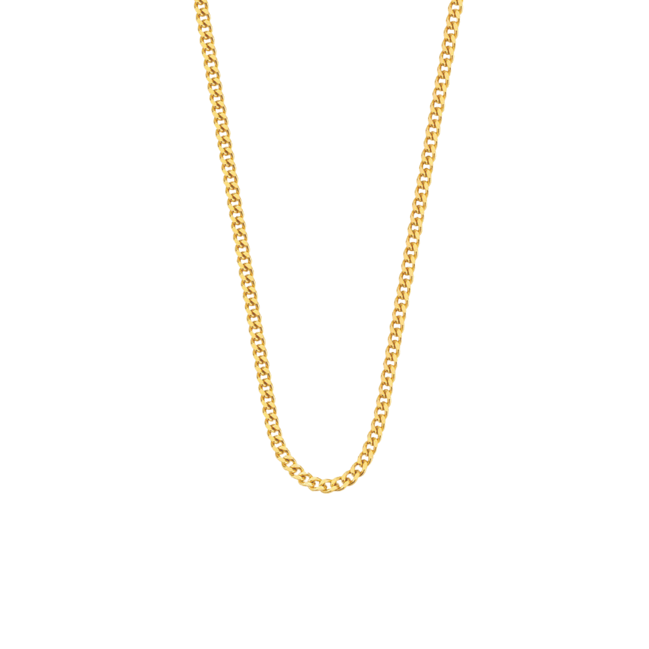 14K geelgouden ketting 60cm gourmetschakel 1,7mm