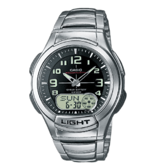 Casio heren horloge met stainless steel band
