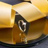 14 Karaat bicolor gouden ring met zirkonia