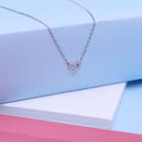 Zilveren kinderketting zirkonia