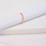 Zilveren goldplated ring voor dames