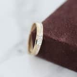 Ring, 585 Gelbgold, mit Zirkonia