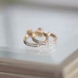 585 Gelbgold Ohrringe mit Zirkonia
