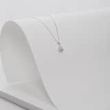 Silberkette mit Charms mit grauem Zirkonia