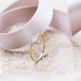 585 Gelbgold-Ring mit Diamant