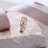 585 Gelbgold-Ring Fantasie mit Diamant
