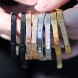 Mesh-Armband aus Edelstahl mit Riemenverschluss
