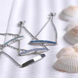 Gerecycleerd stainless steel plaatarmband
