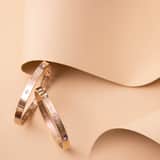 Guess stainless steel armband bangle roseplated Believe