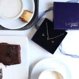 Zilveren goldplated sieradenset voor dames