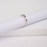 Zilveren ring met bar