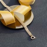 375 Gold Armband mit Bismark-Gliedern