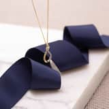 9 Karaat ketting met fantasie hanger diamant