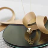 375 Gold Halskette mit Knoten-Anhänger