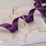 14 Karaat geelgouden armband met diamant 0,16ct