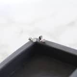 Ohrringe, 925 Silber, Zirkonia