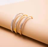 Guess Bangle, Armreif, Edelstahl, Kristall