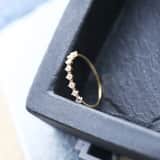 Ring, 585 Gelbgold, mit Zirkonia
