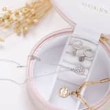 Guess-Ohrringe, Edelstahl, 4G-Logo, 15 mm