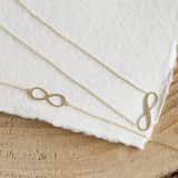 9 karaat armband met hanger Infinity