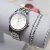 Regal Set Dames Horloge Zilverkleurig met armband RG3414-632
