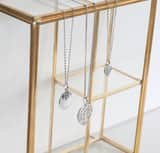 Halskette & Anhänger, 925 Silber, Herz/Lebensbaum