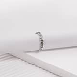Ring aus 925 Silber Bali, Gourmet-Kettenglied